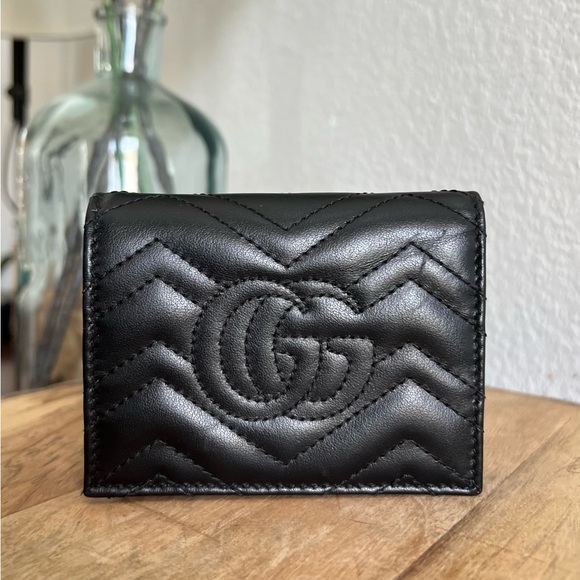 GG Marmont Card Case Wallet - Picture 2 of 7